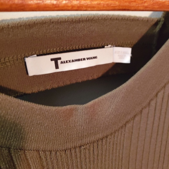 T by Alexander Wang Visible Straps Knit Dress - Picture 4 of 8